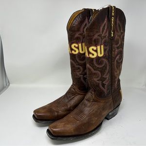 Arizona State Sun Devils Men's Board Room Style Boots size 11 D NCAA ASU